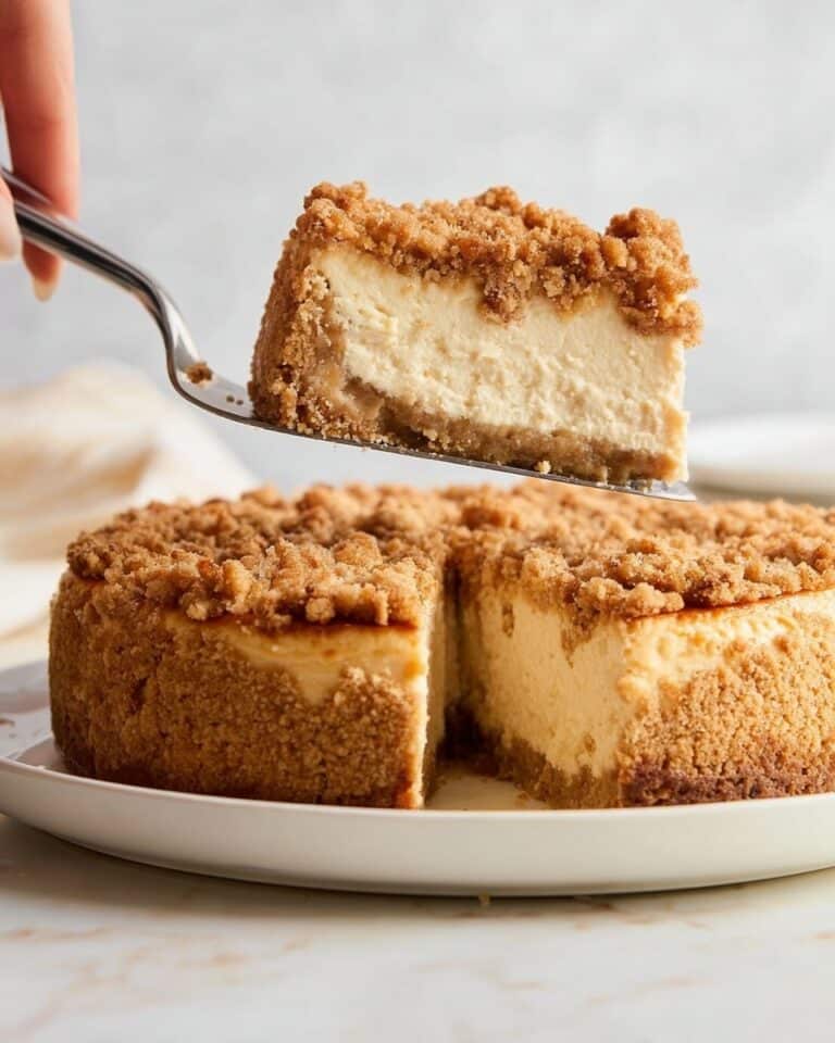 The Best Apple Crumble Cheesecake Recipe