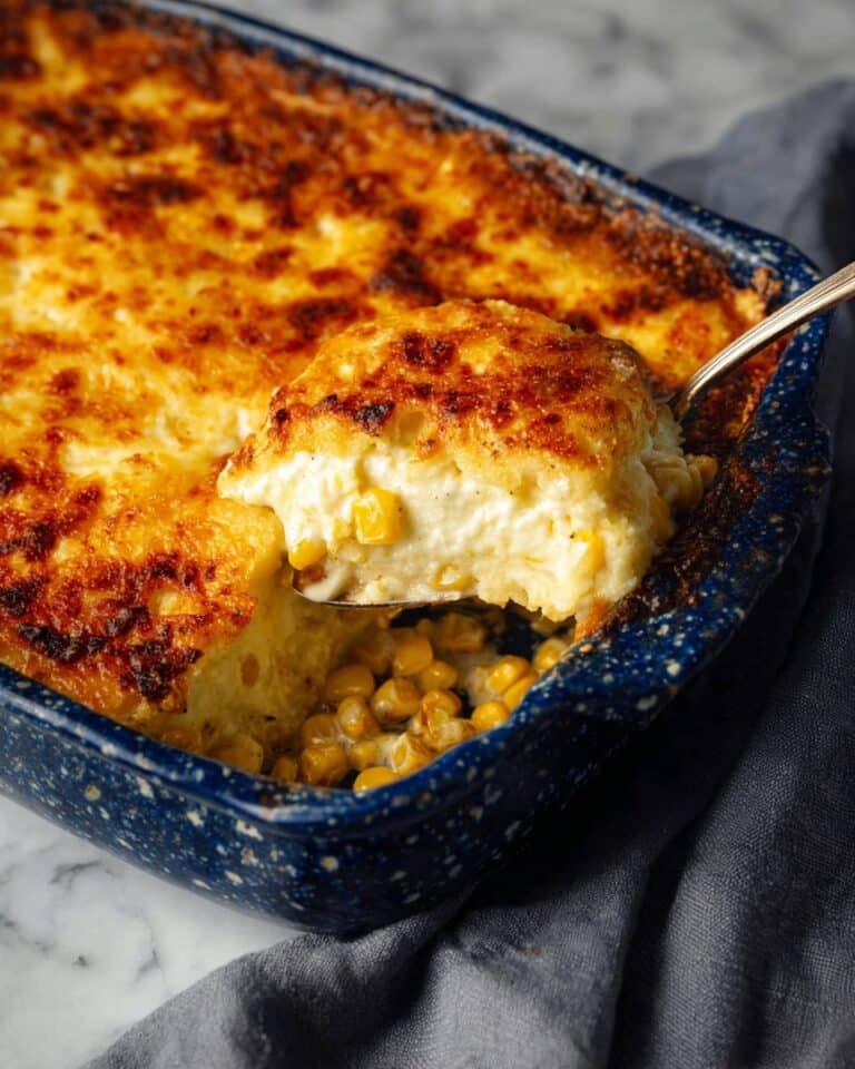 Custardy Cornbread Pudding Casserole Recipe