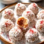 Strawberries and Cream Energy Balls Recipe