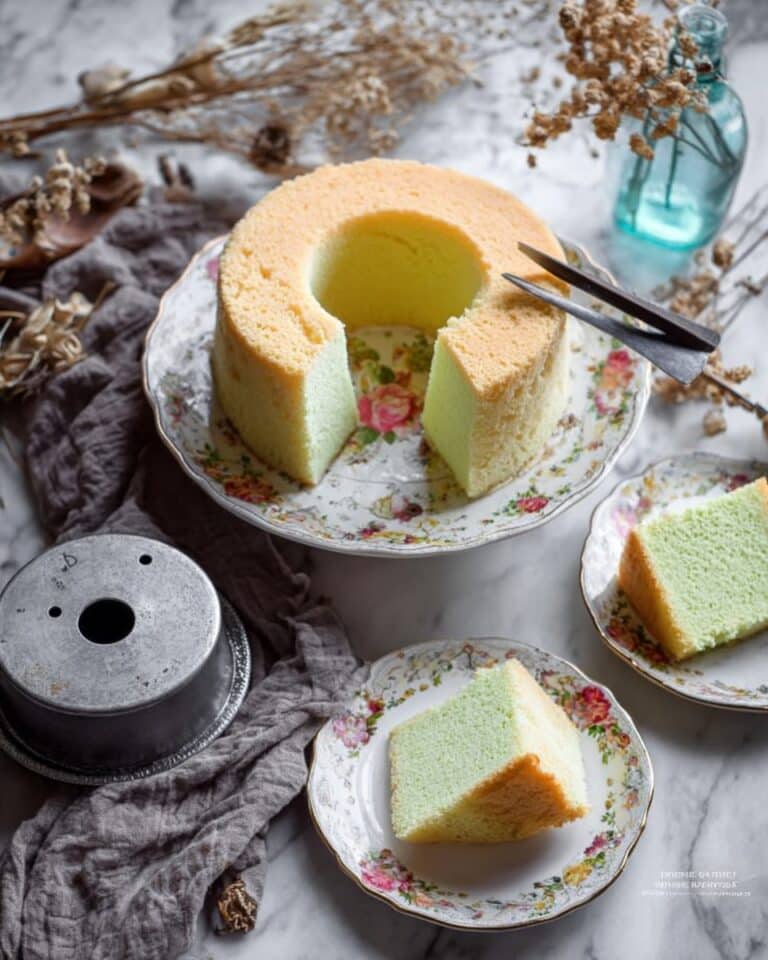 Soft and Fluffy Pandan Chiffon Cake Recipe
