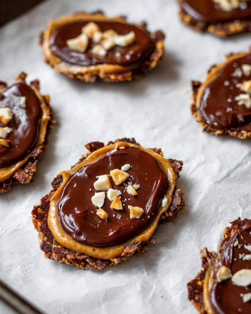Smashed Dates with Peanut Butter, Chocolate, and Sea Salt Recipe