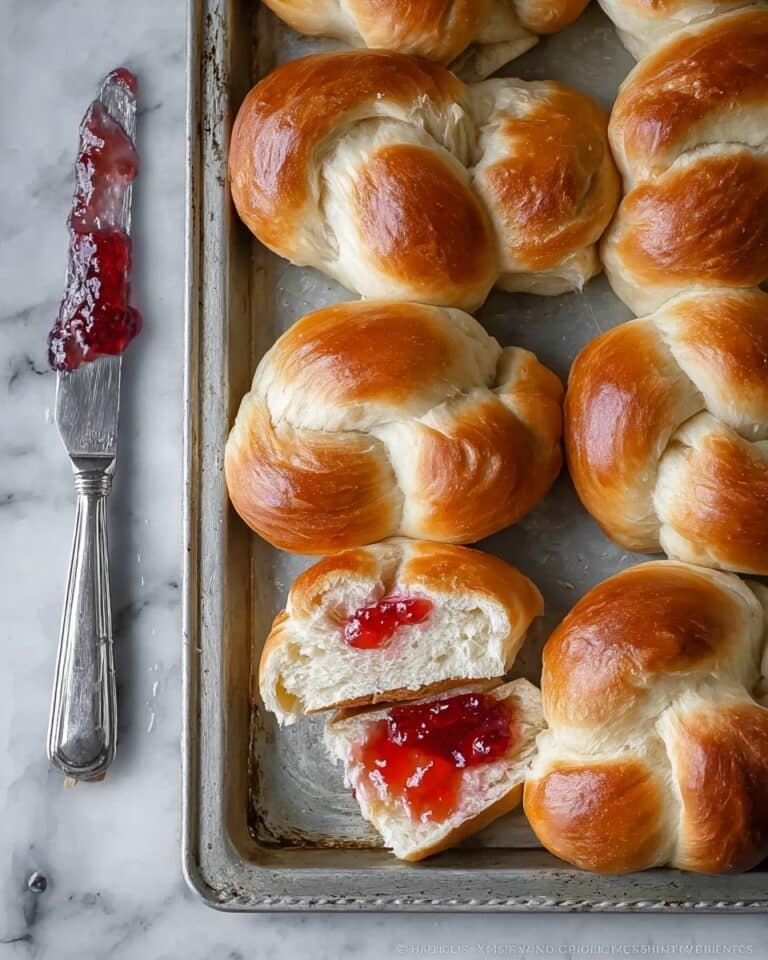 Spiral Twist Bread Rolls Recipe