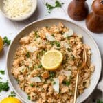 Lemon Parmesan Chicken and Rice Recipe