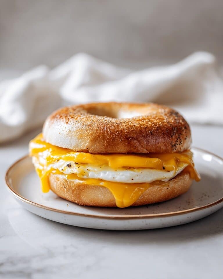 High Protein Breakfast Bagel Recipe