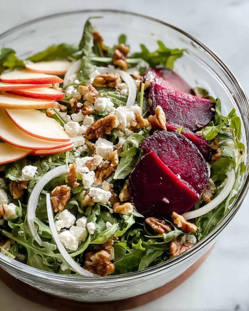Beet and Arugula Salad with Goat Cheese