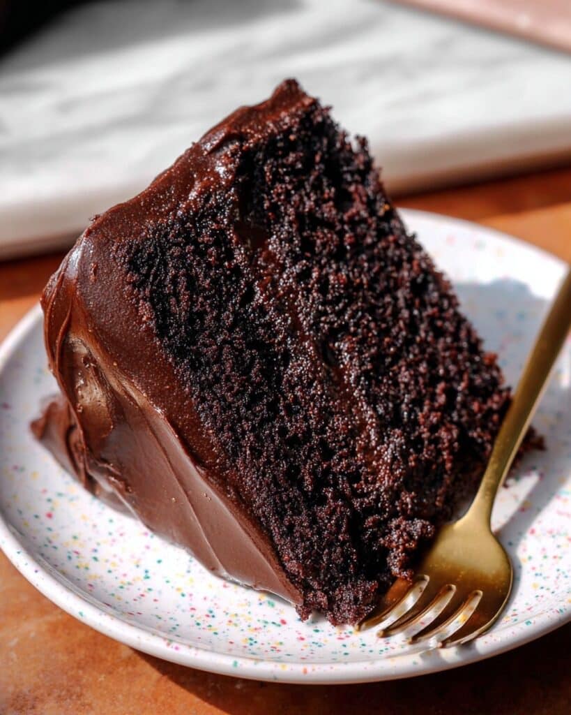 The BEST Moist Chocolate Cake