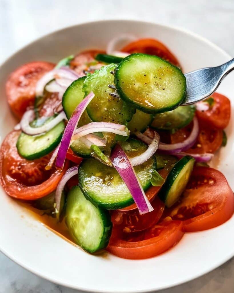 Asian Tomato and Cucumber Salad Recipe
