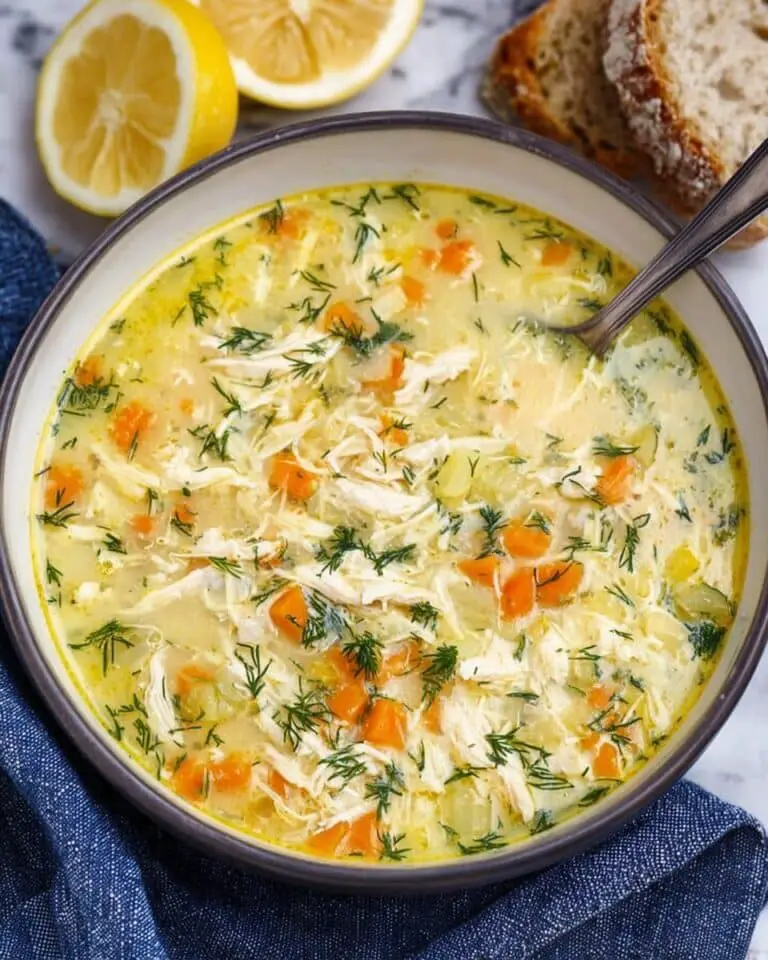 Avgolemono — Greek Lemon Chicken Soup Recipe