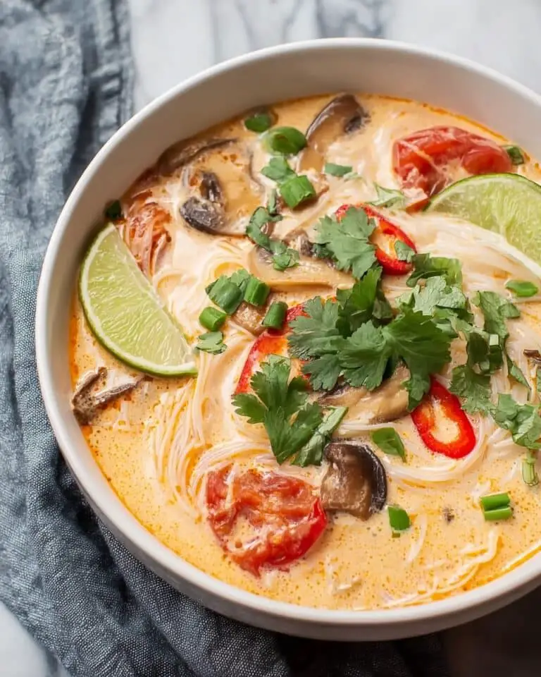 Thai Coconut Chicken Soup (Tom Kha Gai) Recipe