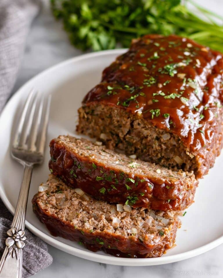 Meatloaf with Savory Brown Gravy Recipe