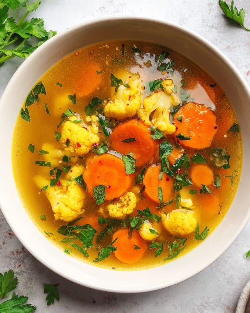 Anti-Inflammatory Vegetable Soup with Turmeric Recipe