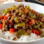 Beef and Pepper Rice Bowls Recipe