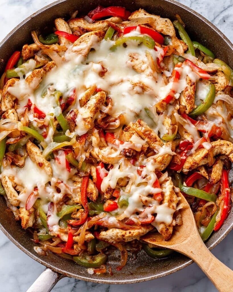 Chicken Cheesesteak Skillet Recipe