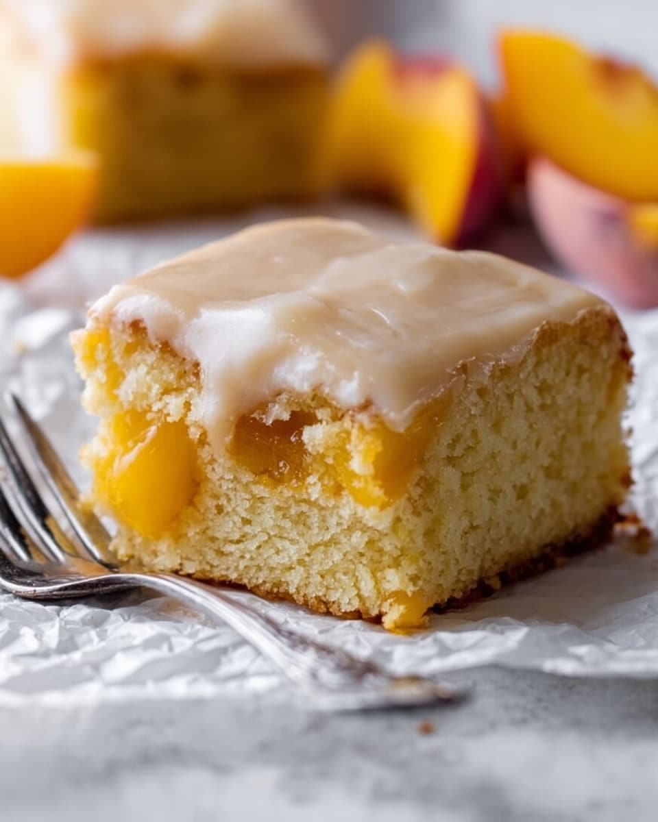 Brown Sugar Peach Cake Recipe