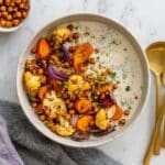 Sweet and Spicy Mediterranean Bowl with Mint Yogurt Sauce Recipe