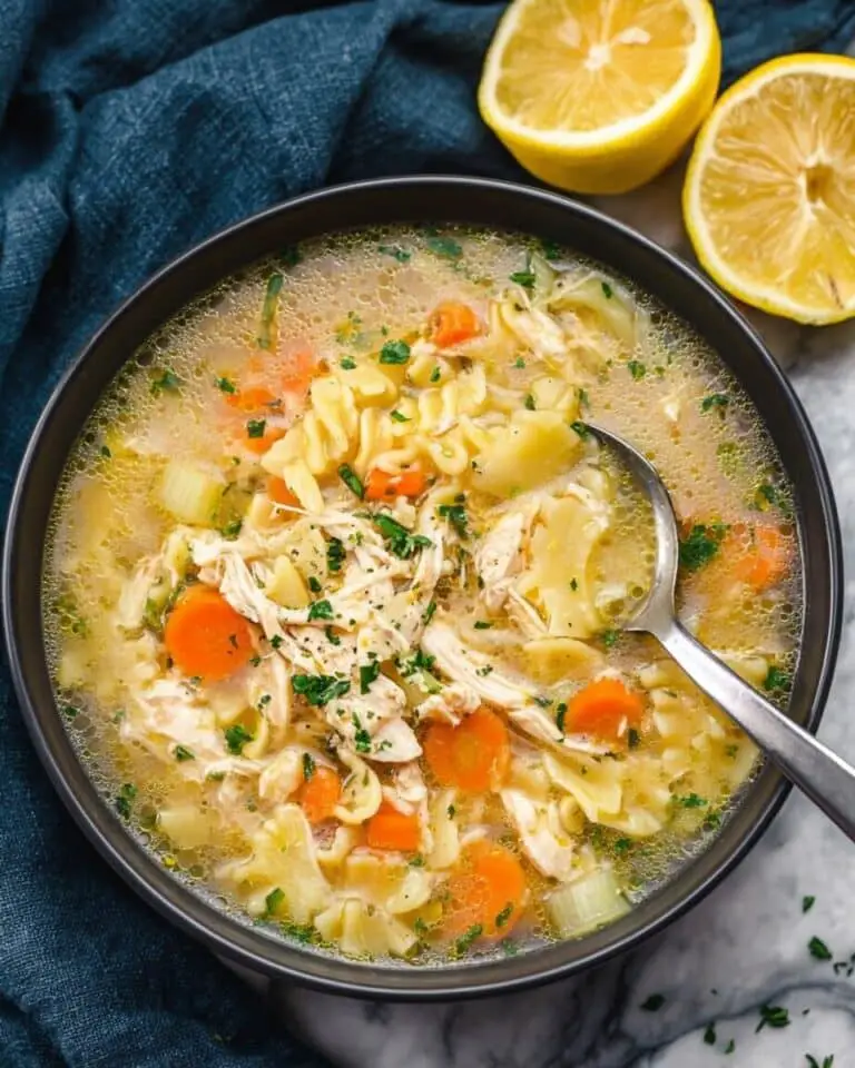 Lemon Artichoke Chicken Soup Recipe