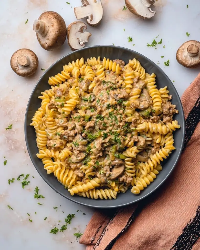 Philly Cheesesteak Pasta Recipe