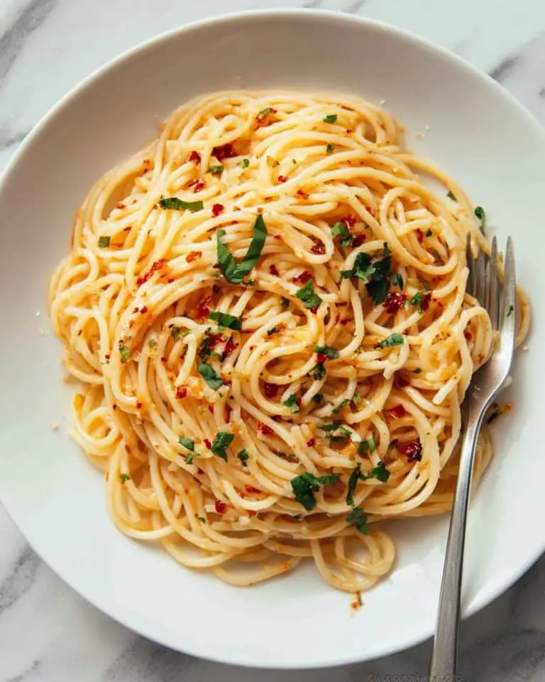 Tomato Butter Pasta with Fresh Basil and Parmesan Recipe