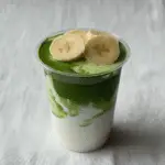 Easy Banana Cream Matcha Latte Recipe