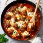 Herb Ricotta Meatballs in Marinara Sauce Recipe