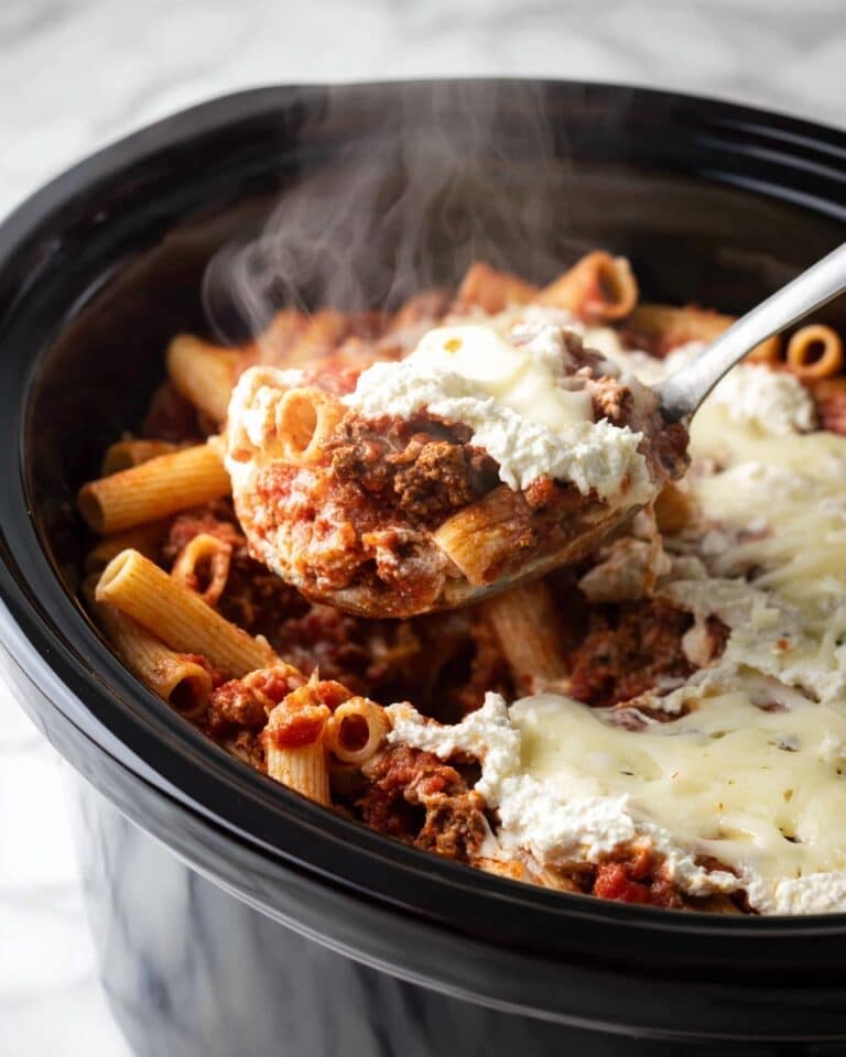 Crock Pot Baked Ziti Recipe