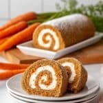 Carrot Cake Roll with Cream Cheese Filling Recipe