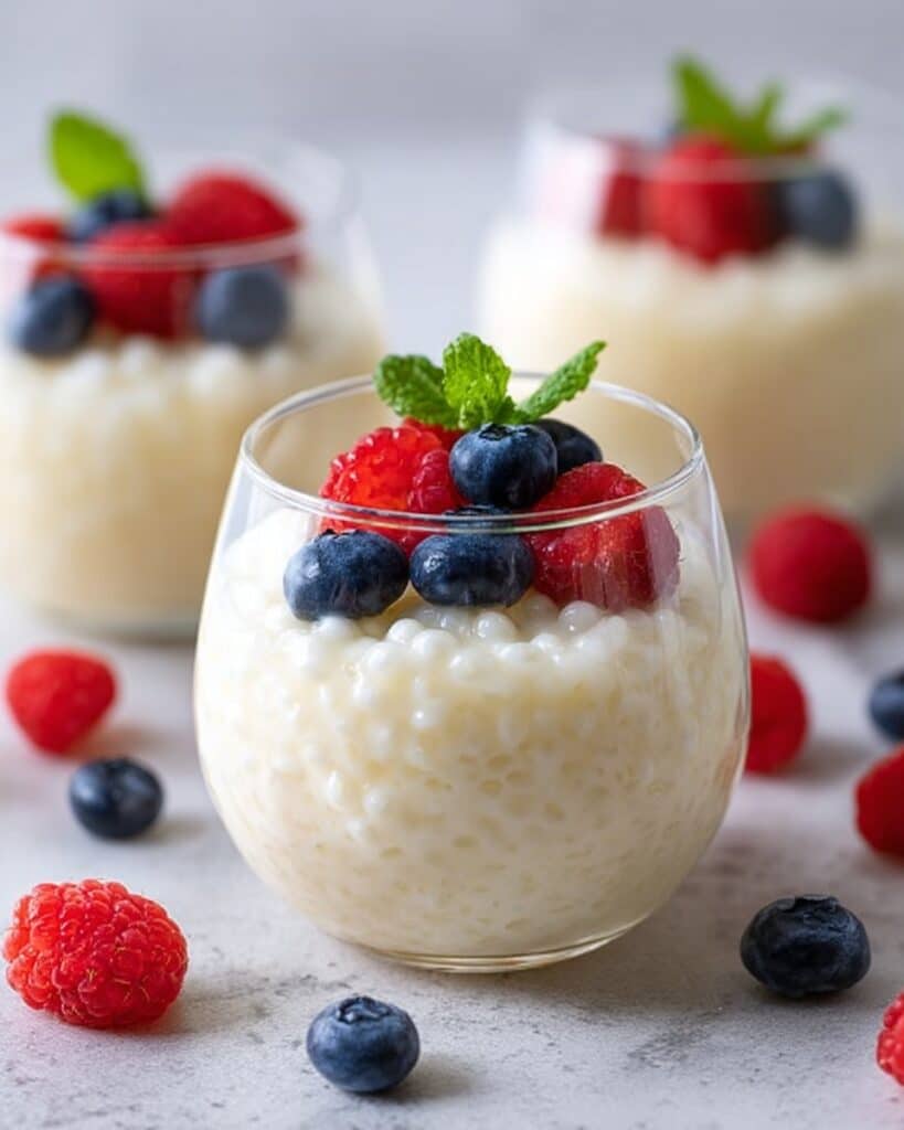 Classic Tapioca Pudding with Fresh Fruit Recipe
