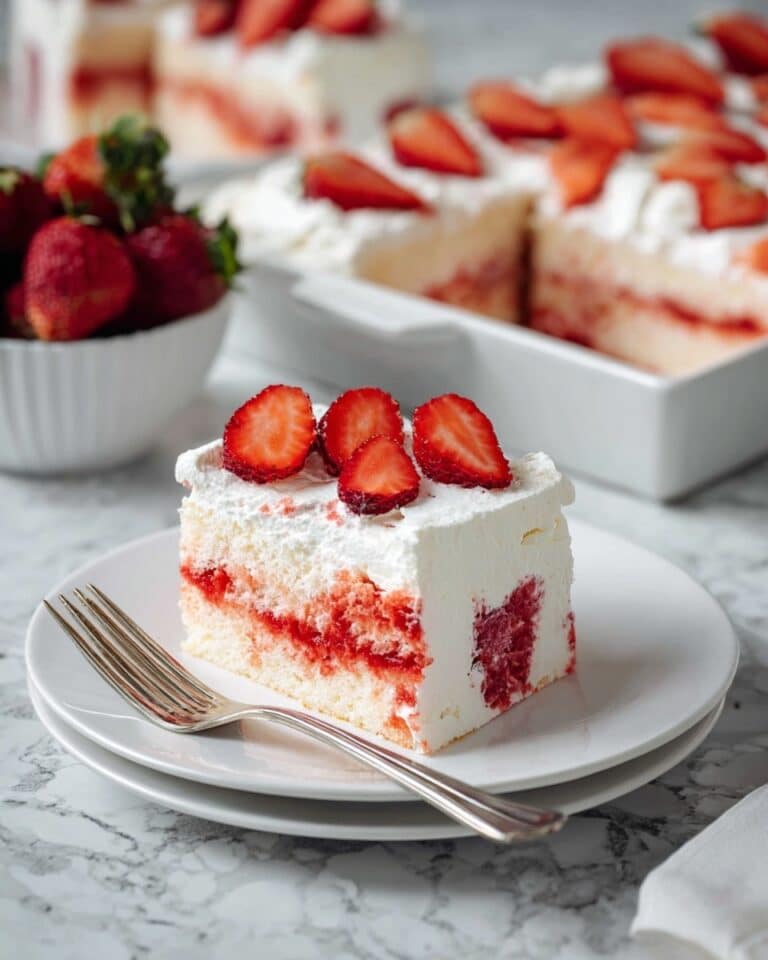 Strawberry Jello Poke Cake