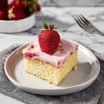 Strawberry Jam Cake with Strawberry Frosting Recipe
