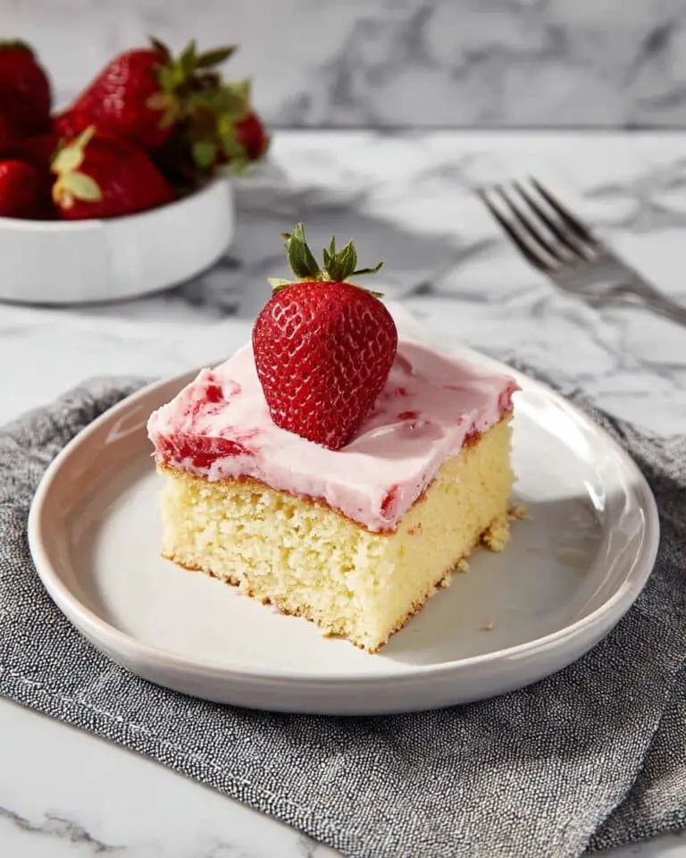 Strawberry Jam Cake with Strawberry Frosting Recipe