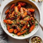 Coriander-Roasted Carrots with Parsley and Pistachios Recipe