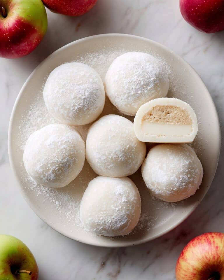 Apple Pie Cream Mochi Recipe