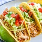 3 Ingredient Crock Pot Chicken Tacos Recipe