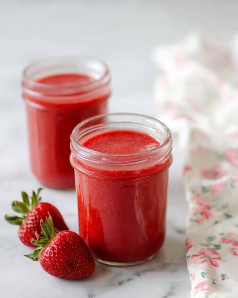 Refreshing Strawberry Juice with Lemon Recipe