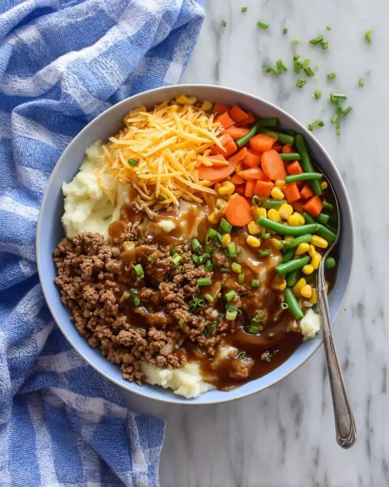 Ground Chicken Mashed Potato Bowls Recipe
