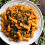 Creamy Sausage Rigatoni Skillet Recipe