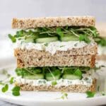 Cream Cheese and Herb Cucumber Sandwiches Recipe
