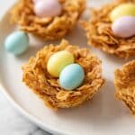 Bird's Nest Cookies with Butterscotch, Peanut Butter, and Cadbury Mini Eggs Recipe