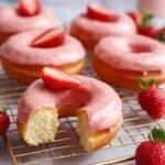 Strawberry Cream Donuts (Small Batch) Recipe