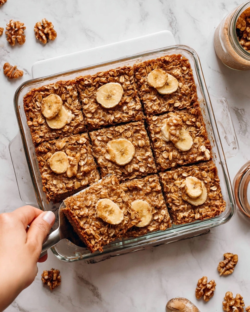 Banana Bread Baked Oatmeal Recipe