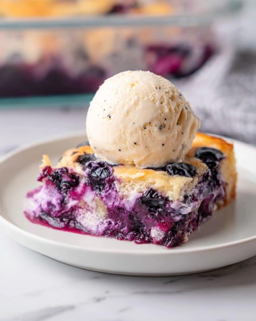 Cream Cheese Blueberry Cobbler Recipe