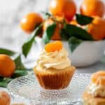 Orange Cupcakes with Orange Cream Cheese Frosting Recipe