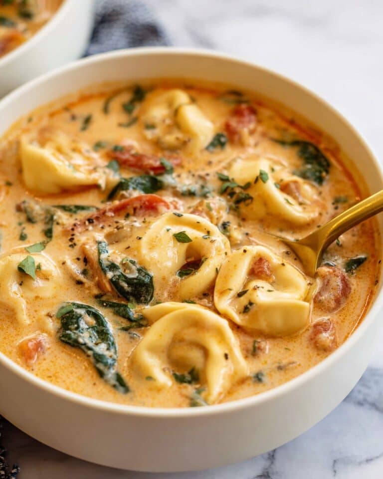 Creamy Chicken Tortellini Soup Recipe