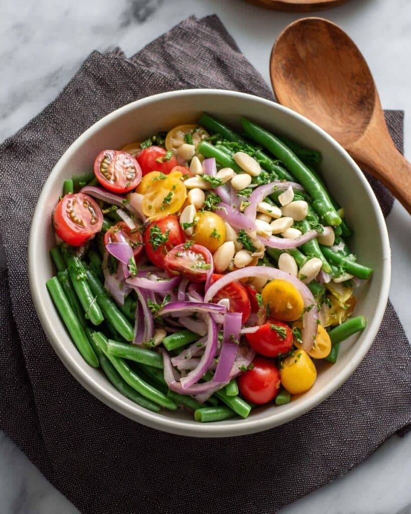 Cold Italian Green Bean Salad Recipe