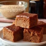 Honey Olive Quinoa Cake with Almond Raisin Syrup Recipe