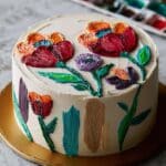 Hand Painted Chocolate Coffee Cake Recipe