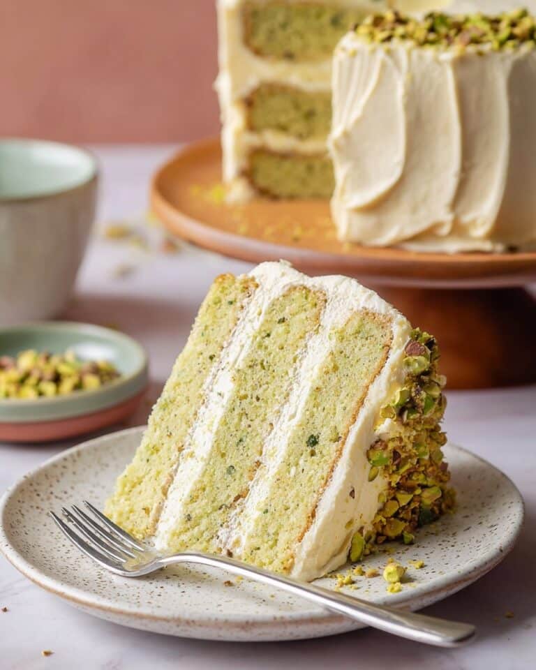 Vegan Pistachio Cake Recipe