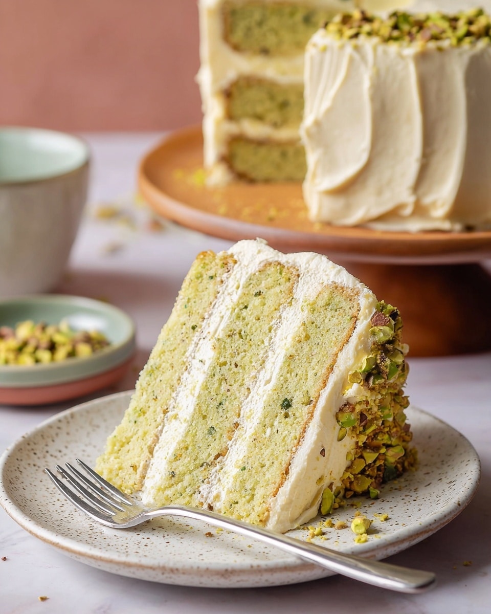 Vegan Pistachio Cake Recipe