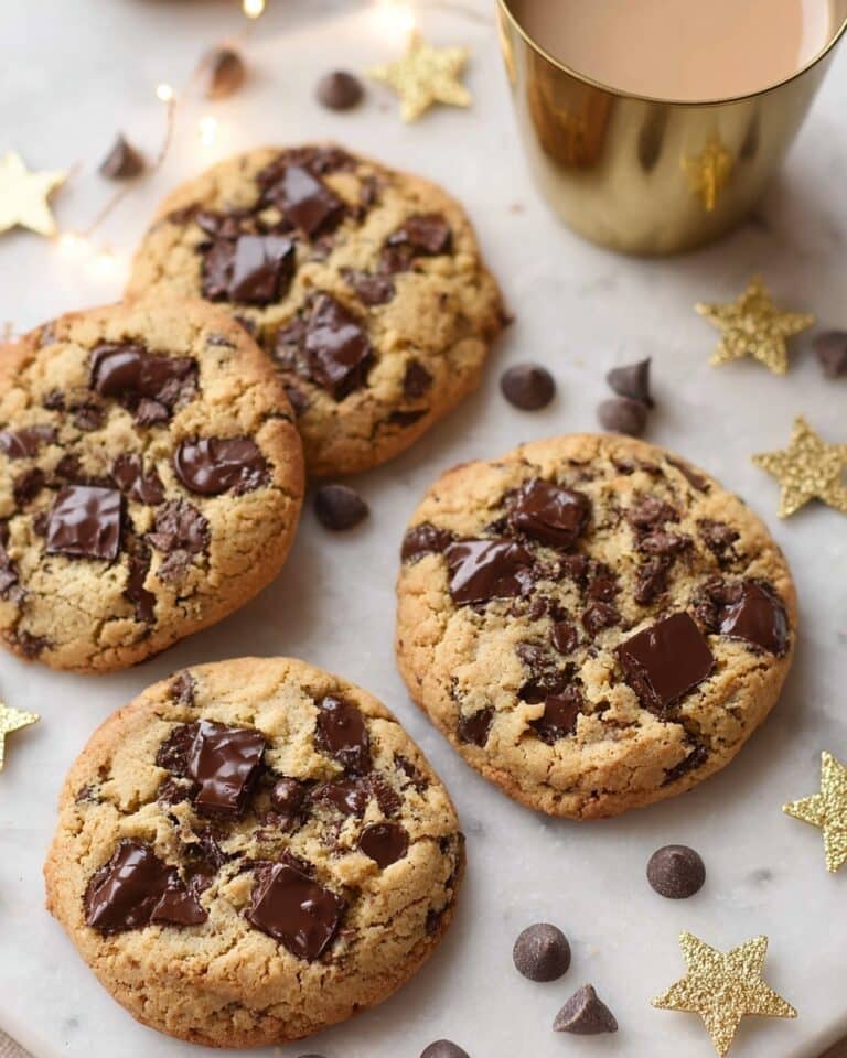 5-Ingredient Vegan Chocolate Chip Cookies Recipe