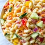 Creamy Vegetable Macaroni Salad Recipe